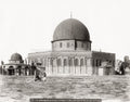 Jerusalem Mosque Omar Dome Rock Palestine Islamic Art Vtg. Photo 19thC.