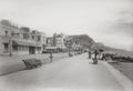 Esplanade Sidmouth Devon Seaside Resort Promenade Cliffs Vtg. Photo 19thC.