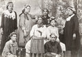 Pacific Islands Samoa Women Musicians Drum Accordion Studio Vtg. Photo 19thC.