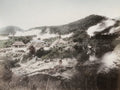 Kojigoku Onsen Nagasaki Japan Hot Springs Geothermal Village Vtg. Photo 19thC.