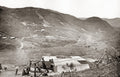 Transvaal South Africa Mining Scene Hills Machinery Workers Vtg. Photo 19thC.