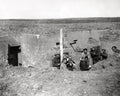 France Black Watch Soldiers WWI Trench Bunker Military Vtg. Photo Early 20th C.