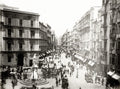 Napoli Naples Italy Toledo Street Scene City Life Vtg. Photo 19thC.