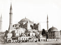 Hagia Sophia Constantinople Istanbul Turkey Mosque Dome Vtg. Photo 19thC.