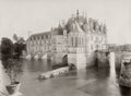 Chateau Chenonceau Loire Valley France Castle River Bridge Vtg. Photo 19thC.