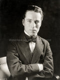 Film Actor Charlie Chaplin Portrait Handsome Young Man Suit Vtg. Photo 20thC.