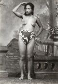 Pacific Islands Fiji Tahiti Samoa Native Woman  Vtg. Photo 19thC.