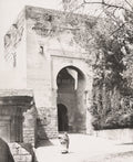 Alhambra Palace Gate Justice Granada Spain Moorish Arch Vtg. Photo 19thC.