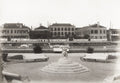 Shanghai Public Park Bund Waterfront Buildings Statue Vtg. Photo 19thC.