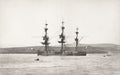 HMS Swiftsure Ironclad Battleship Royal Navy Warship Vtg. Photo 19thC.