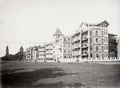 Mumbai Bombay Rajabai Clock Tower Street Scene Architecture Vtg. Photo 19thC.