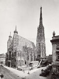 St. Stephen's Cathedral Vienna Austria Gothic Architecture Vtg. Photo 19thC.