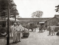 China Mule Carts Men Street Scene Village Transportation Vtg. Photo 19thC.