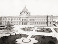 Kunsthistorisches Museum Vienna Austria Architecture Dome Vtg. Photo 19thC.