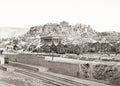 Athens Greece Acropolis Parthenon Temple Hephaestus Railway Vtg. Photo 19thC.