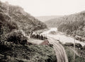 Symond's Yat River Wye Valley Herefordshire Railway Cliffs Vtg. Photo 19thC.