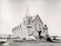 Metlakatla Canada Church Gothic Revival Architecture Steeple Vtg. Photo 19thC.