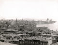 Saint Jean New Brunswick Canada Cityscape Harbor Waterfront Vtg. Photo 20thC.