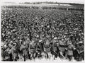 WW1 Troops Training Camp Soldiers Army Military Crowd Vtg. Photo