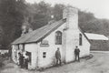 Simonsbath Somerset Post Office Telegraph Rural Cottage Vtg. Photo 19thC.