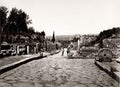 Pompeii Italy Street of Tombs Ancient Roman Ruins Cobblestone Vtg. Photo 19thC.