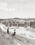 Jerusalem City Wall Mount Olives Palestine Israel Holy Land Vtg. Photo 19thC.