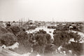 Soochow Suzhou China Canal Port Junks Bridge Cityscape Vtg. Photo 19thC.