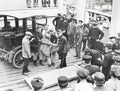 Ostend Wounded Uhlan Lancer Soldier Hospital Ship Dock WW1 Vtg. Photo