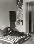Percy Wyndham Lewis Writer Painter Reclining Modernist Art Vtg. Photo 20thC.