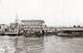 Zanzibar Sultan's Palace Unguja Waterfront Harbor Buildings Vtg. Photo 19thC.