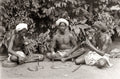 India Snake Charmers Men Cobras Musical Instruments Turbans Vtg. Photo 19thC.