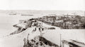 Sevastopol Sebastopol Crimea Harbour Ships Bay View Funicular Vtg. Photo 19thC.