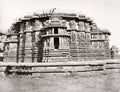 Halebidu India Jain Temples Hoysala Architecture Carvings Vtg. Photo 19thC.