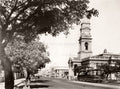 Durban South Africa Post Office Clock Tower Tram Street Scene Vtg. Photo 20thC.