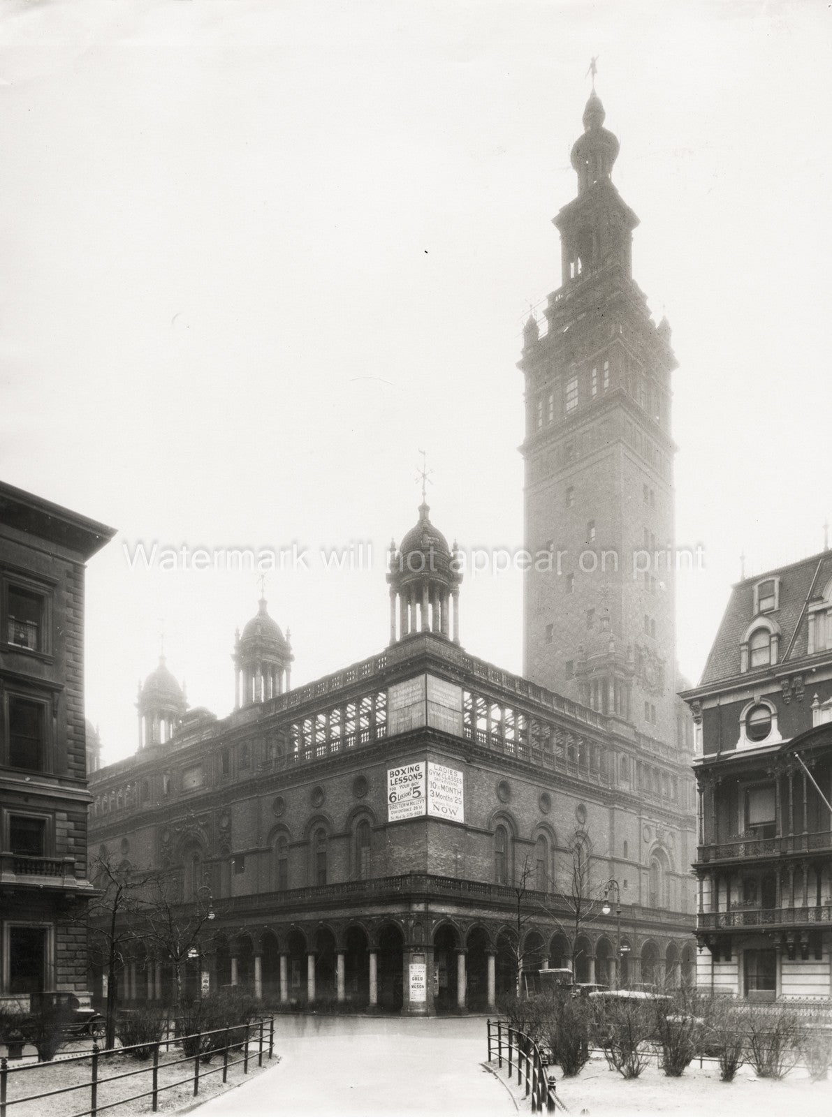 Madison Square Garden NYC Manhattan Tower Architecture Vtg. Photo 20thC.