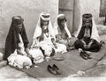 Ouled Nail Women Algeria Traditional Dress Headdress Jewelry Vtg. Photo 19thC.