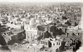 Cairo Egypt Citadel View Cityscape Mosques Minarets Rooftops Vtg. Photo 19thC.