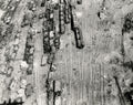 Haiger Railway Marshalling Yards Bombing Aftermath Wreckage Vtg. Photo WW2