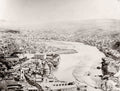 Tiflis Tbilisi Georgia Cityscape Panorama Mtkvari River Vtg. Photo 19thC.