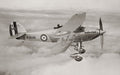 RAF Hawker Fury Aircraft Flight Military Biplane Pilot Vtg. Photo 20thC.
