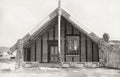 Ohinemutu New Zealand Maori Carved House Wharenui Architecture Vtg. Photo 19thC.