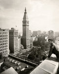 Met Life Tower Madison Square New York Cityscape Rooftop View Vtg. Photo 20thC.
