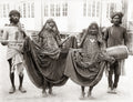 India Dancing Girls Musicians Traditional Clothing Jewelry Vtg. Photo 19thC.