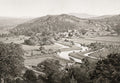 Vale Ffestiniog Wales Rural Landscape River Valley Village Vtg. Photo 19thC.
