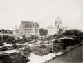 Montreal Mary Queen World Cathedral Park Cityscape Dome Vtg. Photo 19thC.