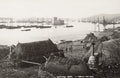 Castlebay Outer Hebrides Scotland Fishing Boats Harbor Village Vtg. Photo 19thC.