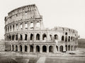 Rome Italy Colosseum Exterior Ancient Ruins Landmark Vtg. Photo 19thC.