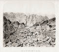 Jebel ed Deir Sinai Mountains Rocky Landscape Summit Vista Vtg. Photo 19thC.