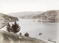 Japan Onomichi Harbor Bingo Province Coastal Town Boats Vtg. Photo 19thC.