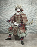 Japan Samurai Actor Warrior Armor Sword Kabuto Helmet Costume Vtg. Photo 19thC.